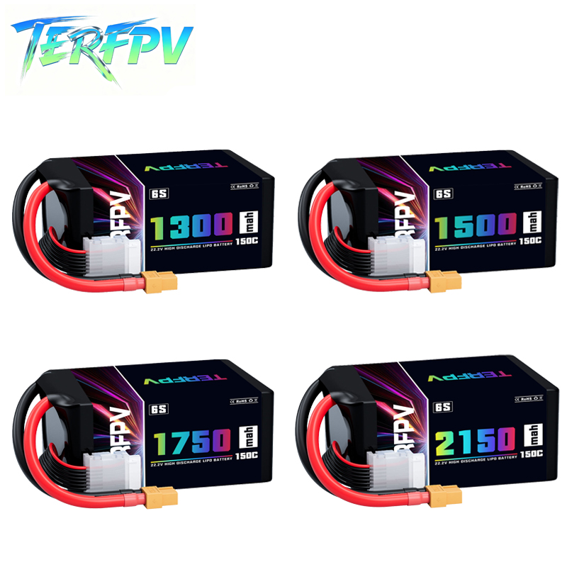Drone Battery Lipo - بطارية ليثيوم بوليمر TERFPV 6S 22.2V