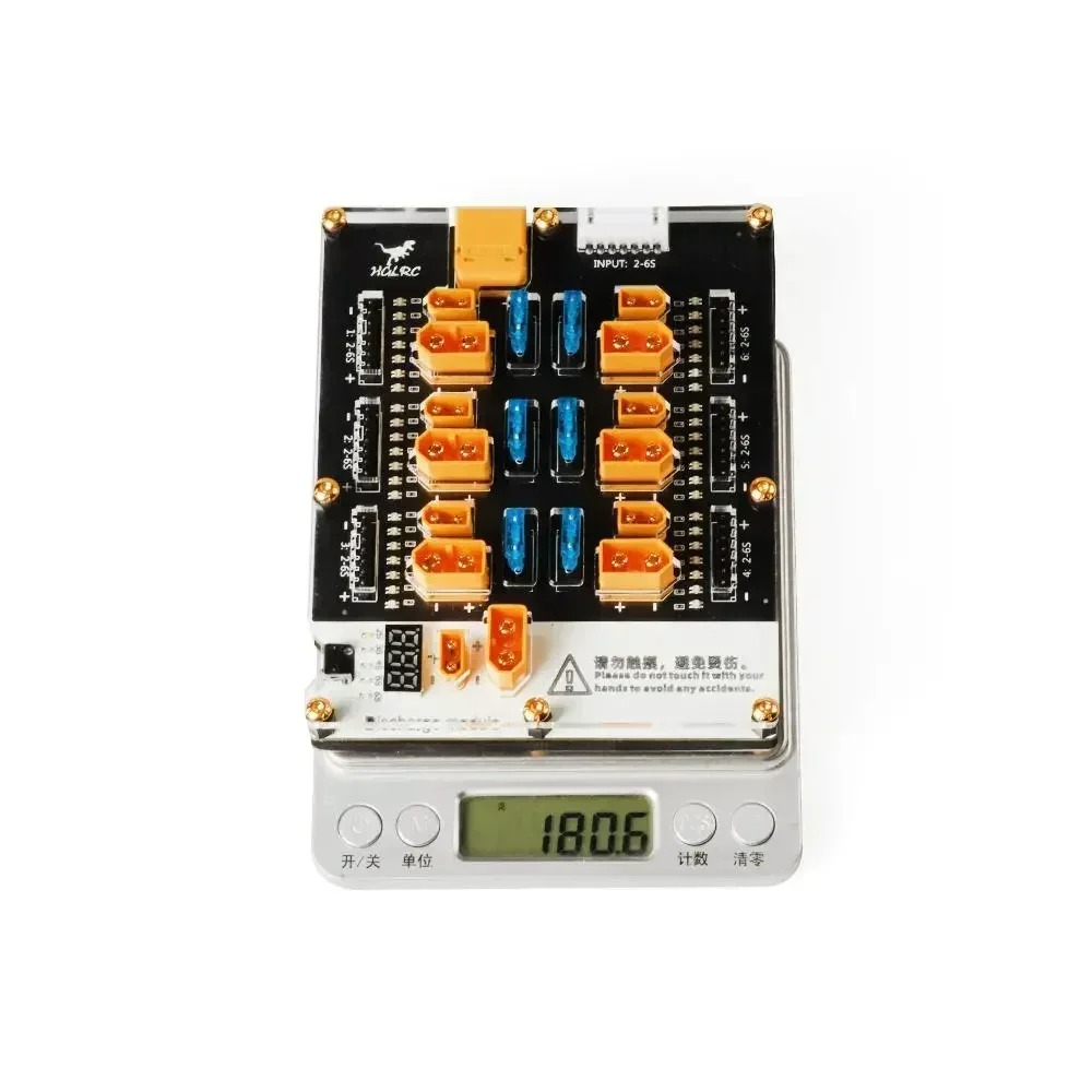 لوحة شحن متوازية HGLRC Thor 6  - مراجعة Drone Battery Parallel Board وسعره