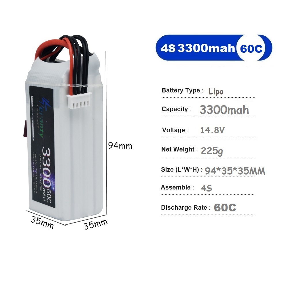 بطارية ليبو لطائرة سباق بدون ط - مراجعة Drone Battery Connector وسعره