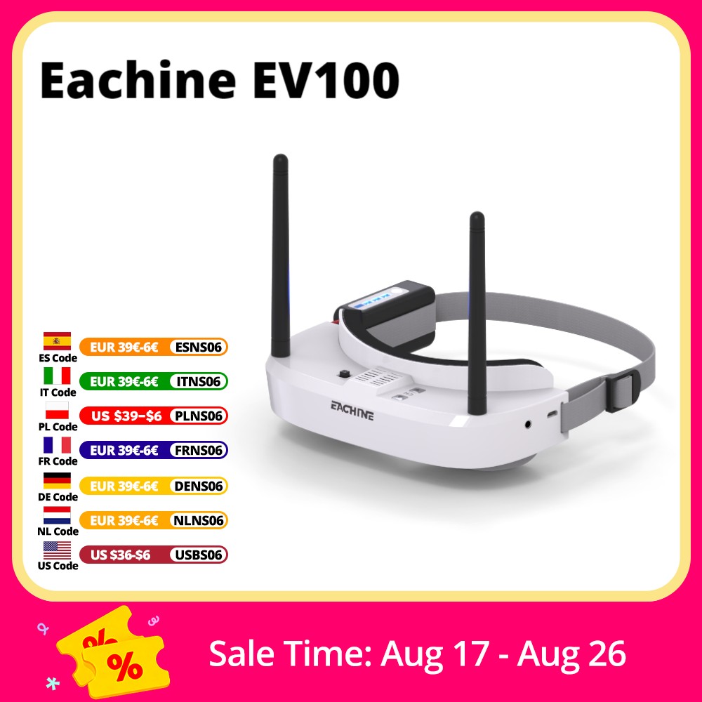 Eachine EV100 720*540 5.8G 72C - مراجعة Drone Battery Box وسعره