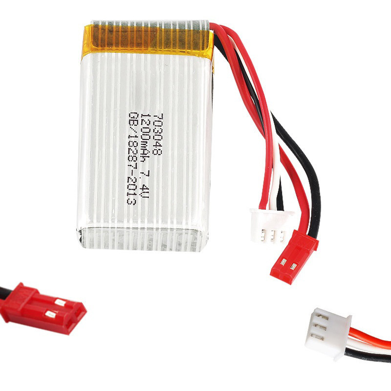 بطارية ليبو 2S 7.4 فولت 1200 م - مراجعة Drone Battery Connector وسعره