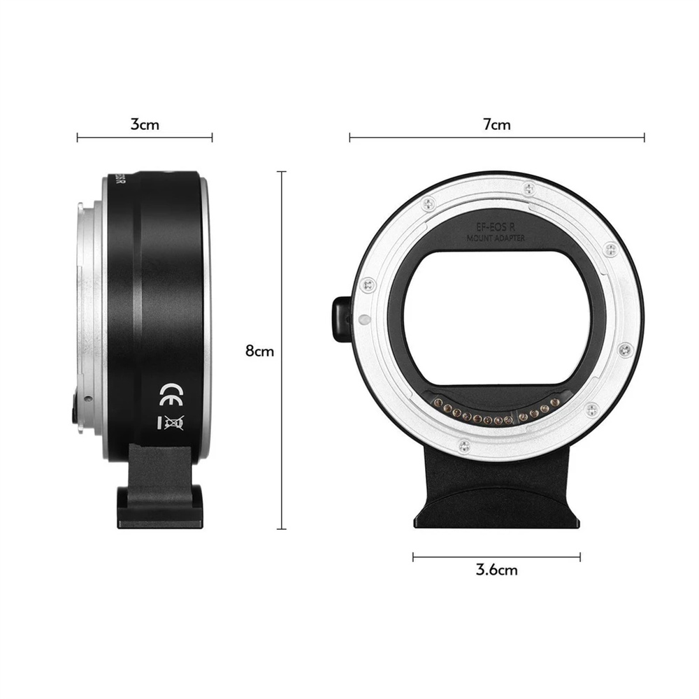 محول تركيب EOS R عدسة EF/EF-S  - مراجعة Canon Camera Eos R50 وسعره