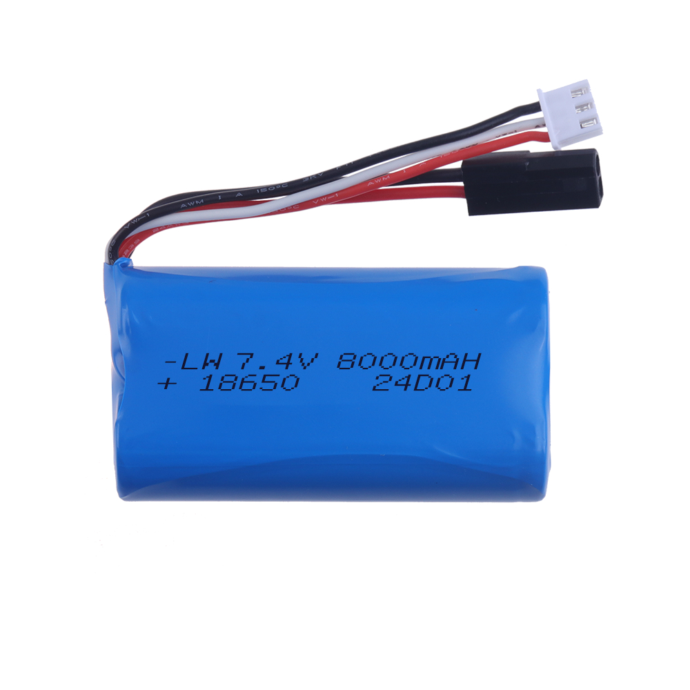 بطارية (5500 بلوج) 18650 7.4 ف - مراجعة Drone Battery Li-Ion وسعره