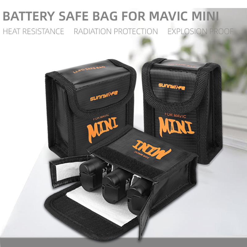 حقيبة بطارية آمنة ل DJI MINI 2 - مراجعة Drone Battery Bag وسعره