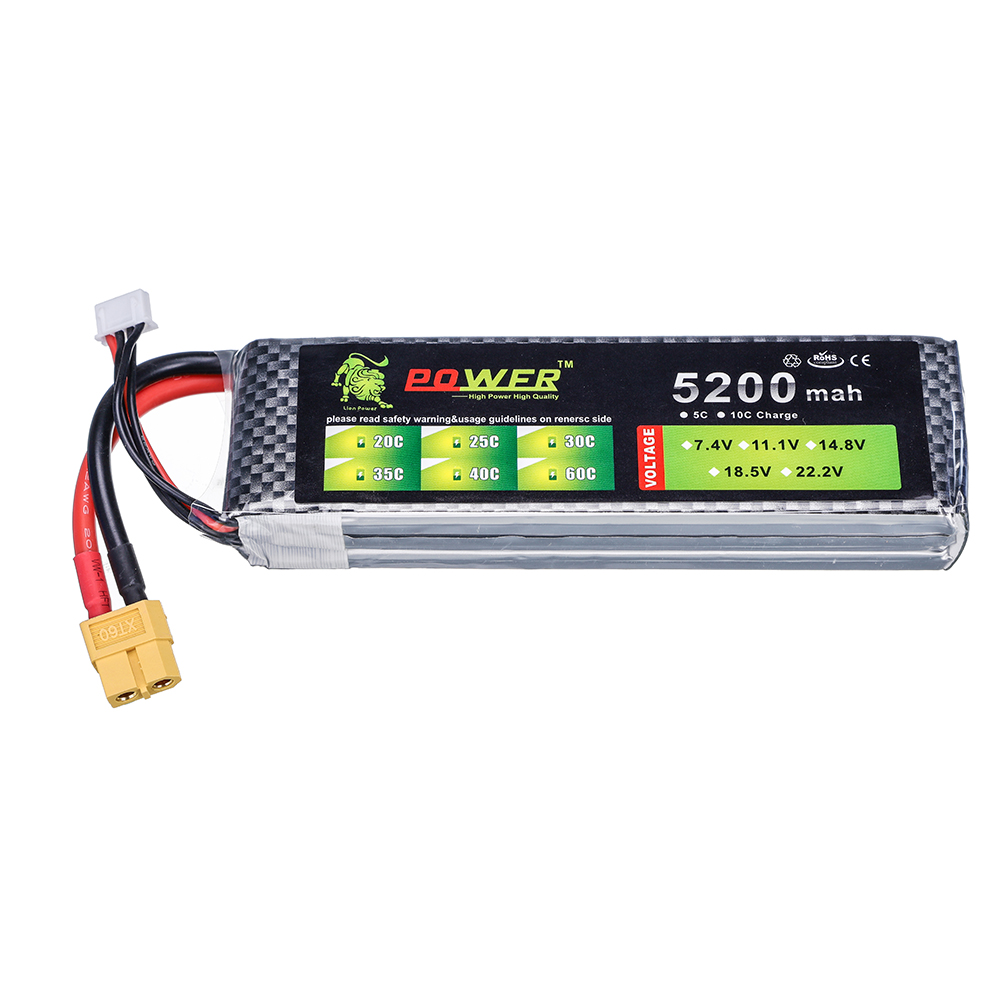 3S 5200mah 11.1V 60C يبو بطاري - مراجعة Drone Battery 3S وسعره